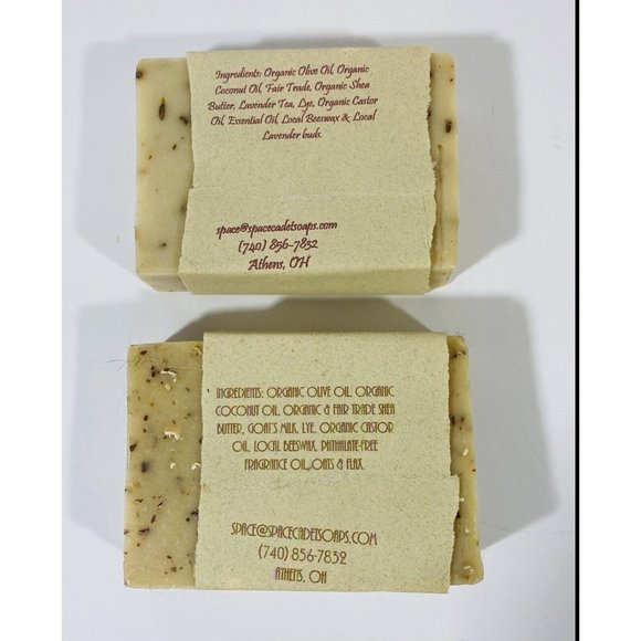 Handcrafted Soap Bars Space Cadet Soaps Rustic Lavender Sandalwood Athens Ohio - Picture 2 of 4